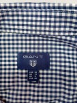 Vorschaubild 3 von Bluse Damen Kariert Blau Gr. 38 M Langarm Casual Baumwolle