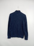 Vorschaubild 4 von Herren Sweatjacke Blau Gr. 48 M Baumwolle Reißverschluss