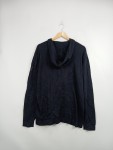 Vorschaubild 2 von Herren Sweatjacke Gr. 52 XL Schwarz Baumwolle Yak Kapuze