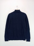 Vorschaubild 5 von Herren Pullover Gr. 50 L Blau Wolle Reißverschluss