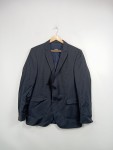 Vorschaubild 2 von Herren Sakko Anzugjacke Dunkelblau Gestreift Gr. 48 M Business