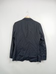 Vorschaubild 3 von Herren Sakko Anzugjacke Dunkelblau Gestreift Gr. 48 M Business