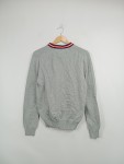 Vorschaubild 2 von Herren Pullover V-Ausschnitt Grau Gr. 46 S Baumwolle