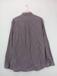 Vorschaubild 2 von Herren Freizeithemd Kariert Lila Gr. 52 XL Baumwolle
