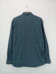 Vorschaubild 2 von Freizeithemd Herren Gr. 52 XL Grün Blau Kariert Langarm Baumwolle