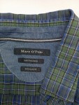 Vorschaubild 5 von Freizeithemd Herren Gr. 52 XL Grün Blau Kariert Langarm Baumwolle