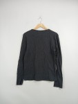 Vorschaubild 3 von Herren Pullover Grau Gr. 48 M Slim Fit Basic Langarm Rundhals