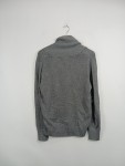 Vorschaubild 5 von Herren Pullover Schalkragen Grau Gr. 48 M Baumwolle Casual