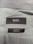 Vorschaubild 2 von Herren Business Hemd Slim Fit Stretch Grau gepunktet Gr. 40