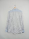 Vorschaubild 3 von Herren Business Hemd Blau Kariert Gr. 43 Slim Fit Baumwolle