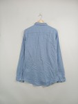 Vorschaubild 5 von Herren Freizeithemd Blau Gr. 50 L Button-Down Hemd Baumwolle