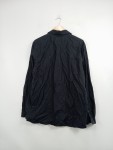 Vorschaubild 3 von Herren Business Hemd Schwarz Slim Fit Langarm Logo Gr. 45