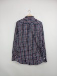 Vorschaubild 4 von Herren Freizeithemd Hemd Kariert Blau Rot Gr. 50 L Langarm