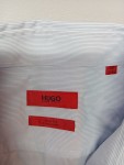 Vorschaubild 3 von Herren Business Hemd Blau Gestreift Langarm Gr. 54
