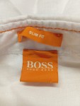 Vorschaubild 2 von Herren Freizeithemd Kurzarm Weiß Leinen Slim Fit Gr. 54 XXL