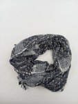 Vorschaubild 2 von Schal Rundschal Loop Blau Weiß Gemustert Casual Damen