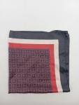 Vorschaubild 4 von Damen Tuch Seidentuch 50x50 cm Mehrfarbig Logo-Print Seide