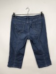 Vorschaubild 3 von Sports Damen Jeans Capri Hose Blau Gr. 42 W33 XL Schleife Strass