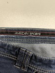 Vorschaubild 2 von Sports Damen Jeans Capri Hose Blau Gr. 42 W33 XL Schleife Strass