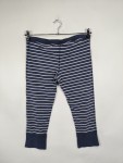 Vorschaubild 3 von Damen Stoffhose Capri Hose Blau Gestreift Gr. 40