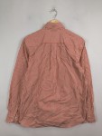 Vorschaubild 3 von Herren Freizeithemd Orange Gestreift Gr. 48 M Langarm Baumwolle
