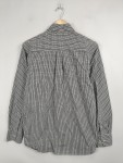 Vorschaubild 3 von Herren Freizeithemd Langarm Kariert Schwarz Weiß Gr. 48 M