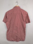 Vorschaubild 2 von Herren Freizeithemd Kurzarm Kariert Rot Gr. 50 L
