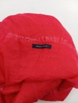 Vorschaubild 2 von Damen Schal Tuch Rot Uni Fransen Casual 130x122 cm