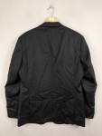 Vorschaubild 2 von Sakko Herren Grau Strukturmuster Gr. 50 L Business Anzugjacke