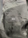 Vorschaubild 4 von Sakko Herren Grau Strukturmuster Gr. 50 L Business Anzugjacke