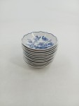 Vorschaubild 2 von Unterteller Zwiebelmuster blau-weiss Porzellan 14 cm 9 Stück