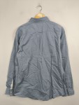 Vorschaubild 2 von Herren Freizeithemd Blau Meliert Slim Fit Button-Down Gr. 54 XXL