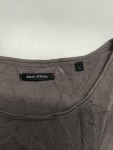Vorschaubild 3 von Damen T-Shirt Grau Gr. 40 L Rundhals Kurzarm Basic Shirt