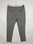 Vorschaubild 2 von Stoffhose Damen Gr. 38 W29 Schwarz Fischgrätenmuster Klassisch