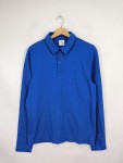 Vorschaubild 7 von Herren Langarm Poloshirt Blau Gr. 48 M Casual