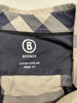 Vorschaubild 2 von Herren Freizeithemd Kariert Blau Baumwolle Gr. 50 L Langarm Casual