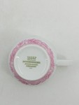 Vorschaubild 2 von Tasse Porzellan Weiß Pink Blumenmuster Klassisch
