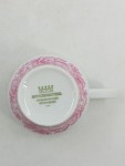 Vorschaubild 2 von Kaffeetasse Porzellan Weiß Pink Blumenmuster Klassisch