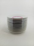 Vorschaubild 3 von Kuchenteller 12er Set Porzellan Weiß Pink Blumen 16cm