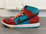 Vorschaubild 4 von SB Dunk High Sneaker Herren 44.5 Rot Türkis