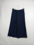 Vorschaubild 2 von Culotte Hosenrock Blau Damen Gr. 38 M Baumwolle Klassisch