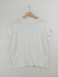 Vorschaubild 2 von Damen T-Shirt Weiß Basic Rundhals Gr. 38