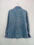 Vorschaubild 2 von Denim Hemdbluse Cord Blau Langarm Gr. 42