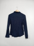Vorschaubild 2 von Hemdbluse Dunkelblau Langarm Gr. 34