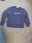 Vorschaubild 4 von United Colors Benetton Pullover Gr. 98 Blau Schriftzug