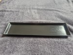 Vorschaubild 4 von Servierplatte rechteckig 44x12cm dunkelgrau Keramik