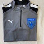 Vorschaubild 3 von Trainingsjacke Gr. 116 Kinder Fußball Sportjacke grau