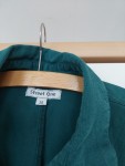 Vorschaubild 5 von Hemdbluse Damen Ärmellos Grün Baumwolle Gr. 36 Casual