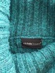 Vorschaubild 5 von Michele Boyard Damen Pullover Rollkragen Zopfmuster Gr. 42/XL Türkis Casual