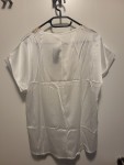 Vorschaubild 3 von Damen Bluse Weiß Gr. M Kurzarm Häkelspitze Casual Frühling Sommer